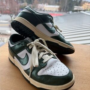 Nike Dunk Low Vintage Green (Michigan State) Women’s Sneakers